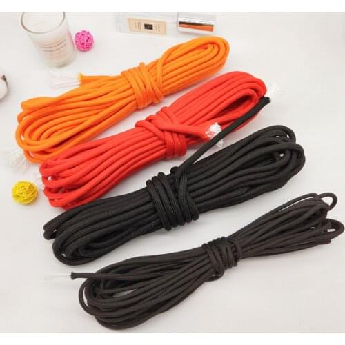 4-7mm 10m 7-16cores braided nylon rope polypropylene climbing boat yacht sailing line pulley clothesline survival parachute cord