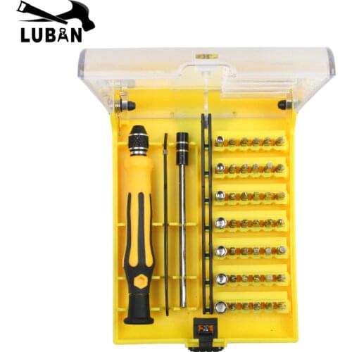 Precision 45 In 1 Electron Torx MIni Magnetic Screwdriver Tool Set hand tools Kit Opening Repair Phone Multifunction Tools LUBAN