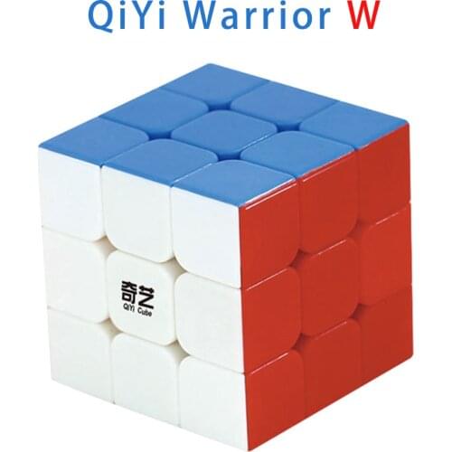 Qiyi Warrior W 3x3x3 Magic Cube Professional 3x3 Speed Cubes Puzzles Qiyi Warrior S 3 by 3 Speed Cube Childrens Educational Toy
