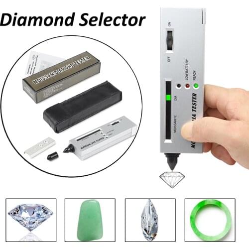 New Diamond Gems Tester Pen Portable Gemstone Selector Tool LED Indicator Accurate Reliable Jewelry Test Tool High Accuracy