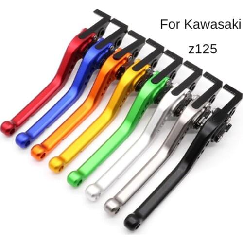 Suitable for Kawasaki Z125 CNC Aluminum Alloy Handle Pull Rod Modified Long Brake and Clutch Horn