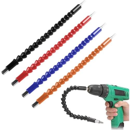 Drill Bit Extension 200/295mm Flexible Screwdriver Power Soft Shaft Set With Screw Bits Holder For Electrical Cabinets Furniture