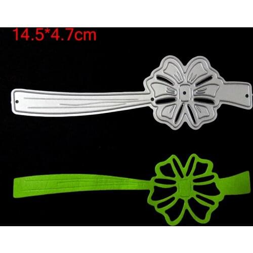 1pc Petals Dies Wedding Ribbon Bow Metal Cutting Dies For Scrapbooking DIY Albums Decorations Embossing Dies Paper Cards Making