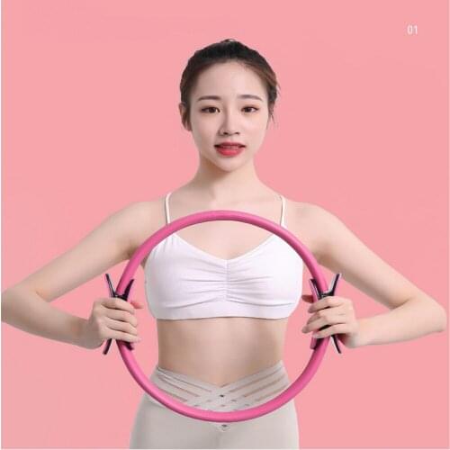 1PCS Yoga Pilates Circle Magic Wrap Body Building Workout Fitness Accessories Exercise Equipment Training Yoga Magic Ring