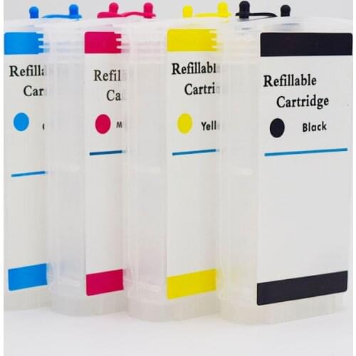 10 82 Refillable Ink Cartridge With Arc Chips 130ML/PC For HP designjet 500 800 800ps Plotters For HP10 HP82 HP500 Printer