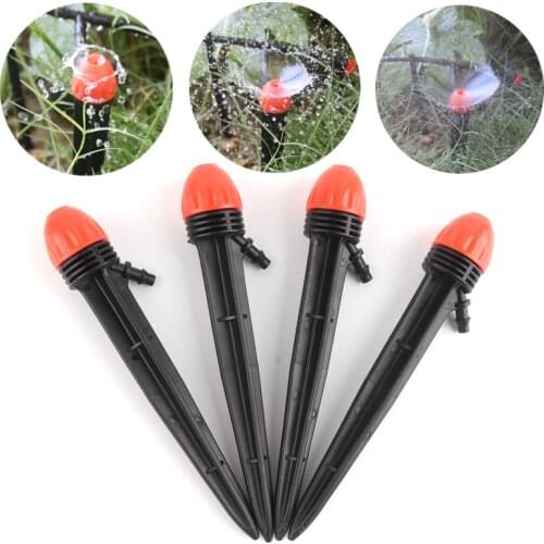 20~50Pcs 14.5cmPOM Inserting Rod Atomizing Dripper Adjustable Garden Irrigation Emitter H-Quality Thicken Plants watering Nozzle