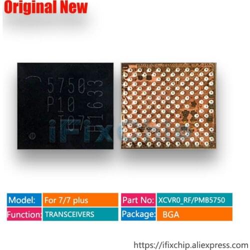 5pcs/lot PMB5750 For iPhone 7/7plus/7 Plus IC 5750 intermediate frequency TRANSCEIVERS IF IC baseband Medium Frequency chip