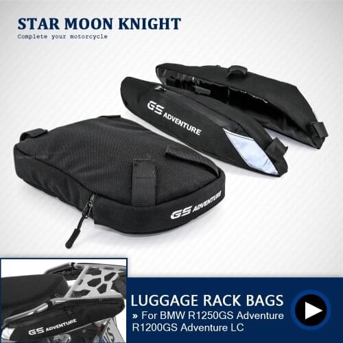 Motorcycle Frame Side Pockets luggage rack Travel Placement Waterproof Bag For BMW R1200GS ADV LC R1250GS Adventure 2014
