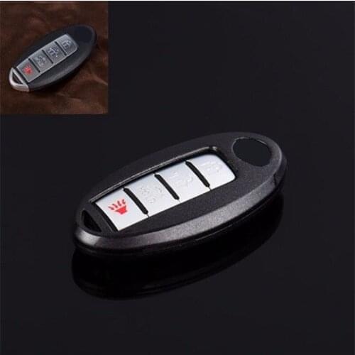 Abs Plastic Car Key Bag Cover Case Shell sticker For Nissan Teana Sylphy Geniss Tiida Qashqai X-Trail 4 Color Case Key Car Smart