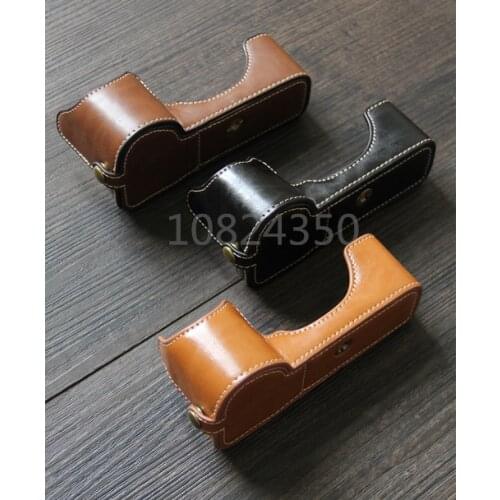 Case For Sony A7III -A7R3 A9 Leather Half Camera Bag Cover Protector Suit