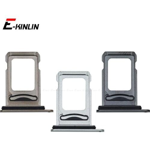 For iPhone X XS Max SE 2020 Sim Card Tray Slot Holder Adapter Repair Parts