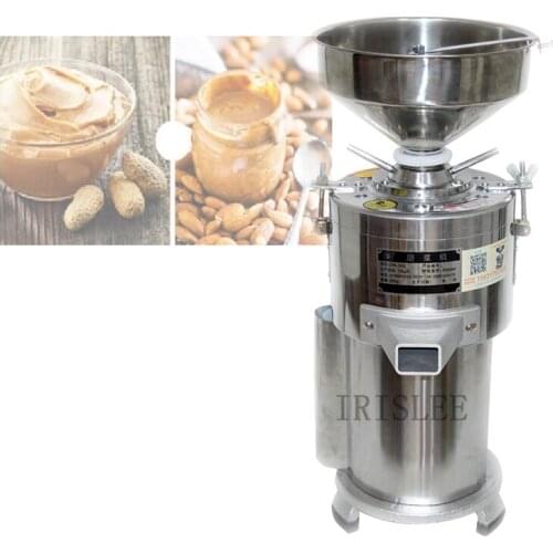 Commercial Peanut Sauce Grinder Sesame Processor Colloid Peanut Butter Maker Soybean Grinding Coating Machine