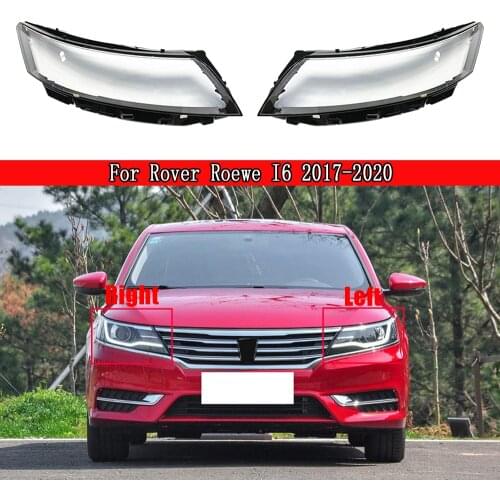 Car Headlight Cover Lampcover Lampshade Lamp Glass Lens Case For Rover Roewe I6 2017-2020 Auto Light Caps