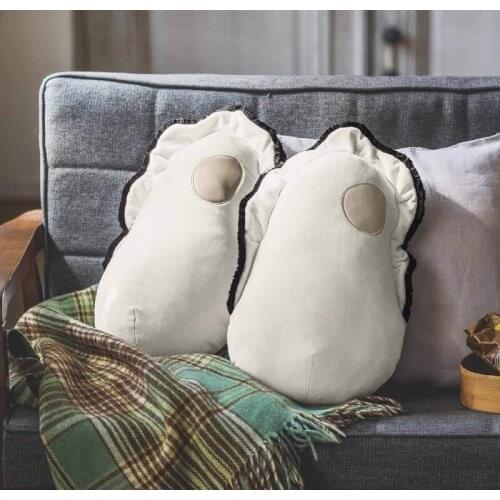 New Lovely Oyster Soft Pillow Ocean Animal Stuffed Plush Toys White Animal Doll Toys for Children Cute Home Decor Gift for Kids