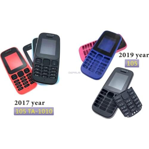 New High Quality Housing For Nokia 2019 year 105 2017 year 105 Mobile Phone Cover Case Keypad