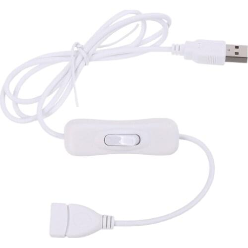 Easy to Operate Plastic Safe USB 2.0 Extension Cable with Switch