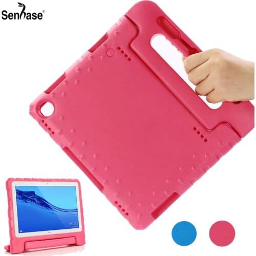 EVA Portable Handle Stand Kid Safe Foam Shockproof Cover For Huawei MediaPad M5 lite 10.1 inch BAH2-W19 BAH2-L09 Protection Case