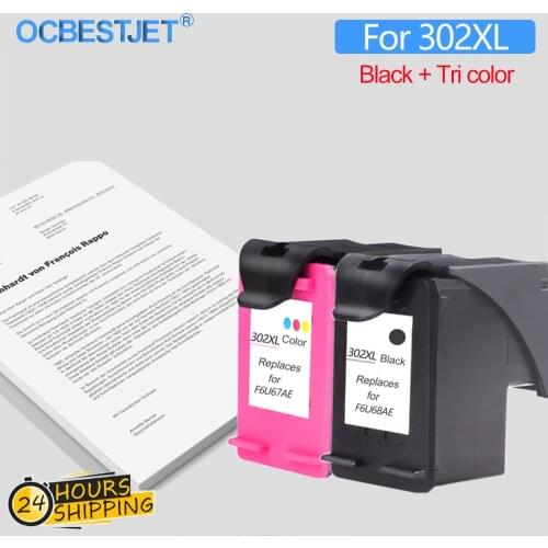 302 Ink Cartridge For HP 302XL Deskjet 1110 1111 1112 2130 3630 3634 envy 4520 4525 officejet 3835 4650 5220 5230 Inkjet Printer