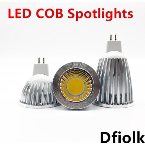 10PCS New high power LED lamp MR16 GU5.3 shock 6W 9W 12W Dimmable BLOW Searchlight warm cool white MR 16 12V lamp GU 5.3 220V