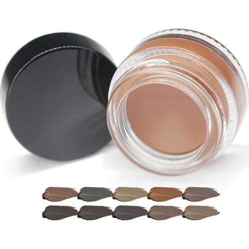 10 Pieces Private Label Eye Brows Cream Moisturizing Waterproof Eyebrow Gel Custom Logo Wholesale Brow Pomade Kit