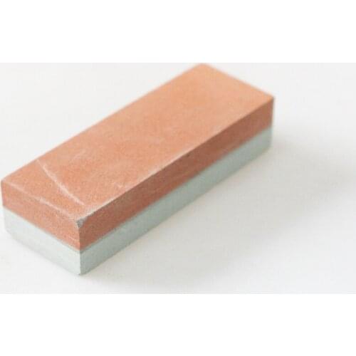 Top Quality Double-side Knife Sharpener Sharpening Oilstone Grit 400# & 1500# Green and Red Corundum Whetstone Grinding Stone