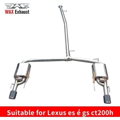 High Quality Performance Exhaust System For Lexus Es Is Gs Ct200H With Valves Control Device