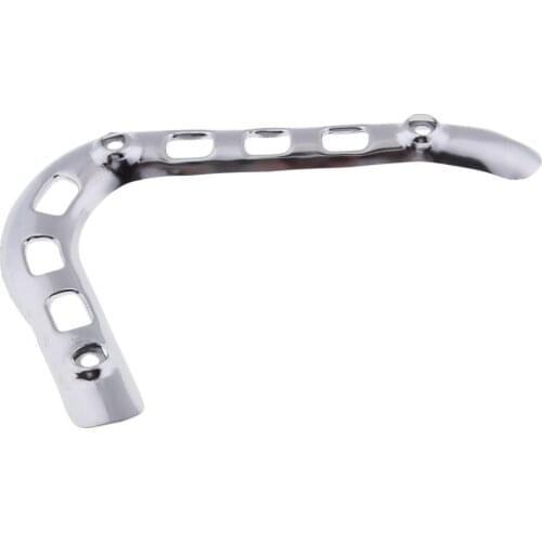 9" Motorcycle Exhaust Header Pipe Protector Guard For Yamaha PW50 PEEWEE 50 1981-2016 Metal Motorcycle Accessories