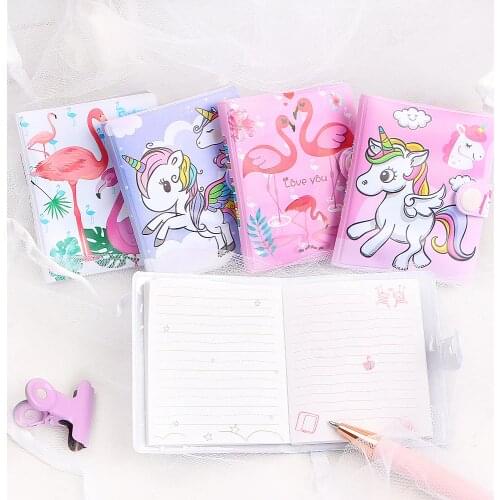 1 PC Cute Unicorn Flamingo Memo Pad Sticky Notes Memo Notepad Notebooks Gift Kawaii Stationery