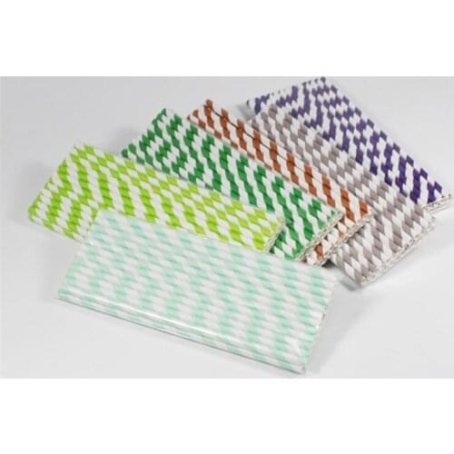 15000pcs Eco-friendly straws paper straw wedding banquet straw color party Drinking straws lin2427