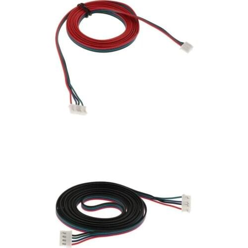 2 Pack Male Compatible Stepper Motor Cable For 3D Printer XH2.54 1.5m+2m