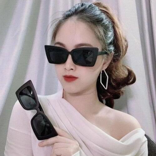 2021 Square Sunglasses Women Luxury Brand Travel Small Rectangle Sun Glasses Female Fashion Retro Oversized Sunglasses Square