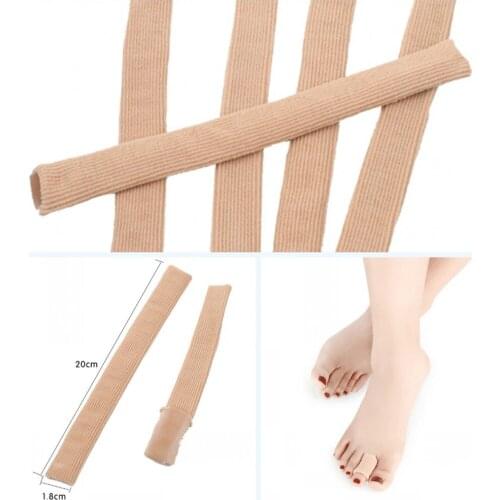 2019 New Fabric Gel Tube Bandage Finger&Toes Maintain Cushion Corns Hallux Valgu Blisters Calluse Pain Relief Pads Insoles