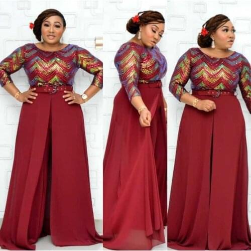 African Clothing For Women 2020 Design Dashiki For Lady Jumpsuit Elegant Jumpsuit Female Overalls Africa Clothing