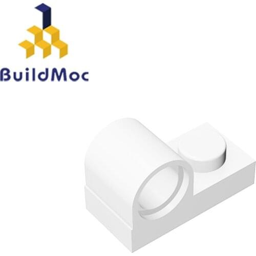 BuildMOC Compatible Assembles Particles 11458 Plate, 1x2 with Pin Hole For Building Blocks Parts D