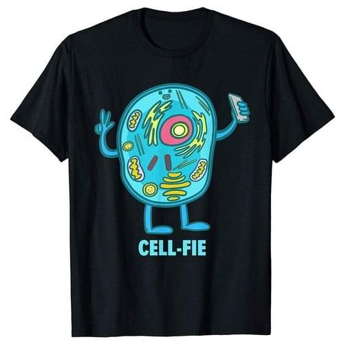 Cell-Fie Funny Pun Science Chemistry Cell Selfie Shirt Gift T-Shirt