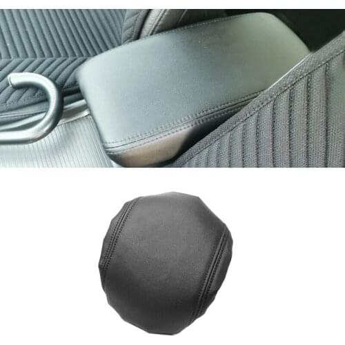 For Honda Civic 8th Gen Sedan 2006 - 2011 PU Leather with Sponge Car Interior Center Console Lid Armrest Box Cover Trim Black