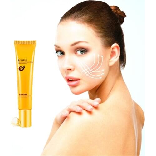 Elastic Collagen Eye Cream Snail Moisturizer Cream Anti-Dark Circle Wrinkle Firming Maquiagem Small Molecule Moisturizing Make U