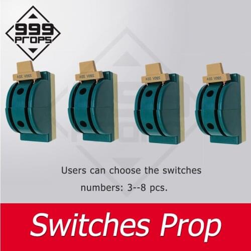 Electric switches prop for escape room prop turn the switches to correct position to unlock 999PROPS