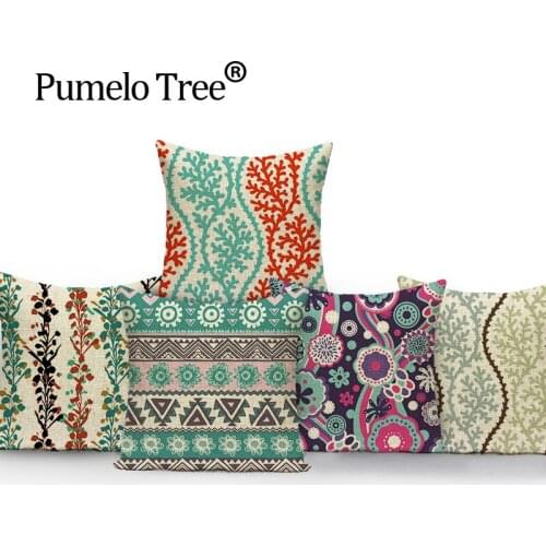 Marine Bohemian Pillow Covers Car Seat Cover 2018 New Cushion Cover Starfish Decorative Cushion Covers Custom Throw Pillows