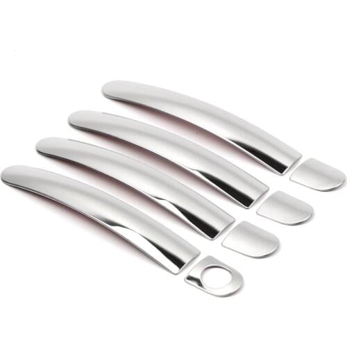 Door Handle Cover For VW Polo Sagitar Santana / Polo Gti Stainless Steel Trim Bezel Car Exterior Decoration