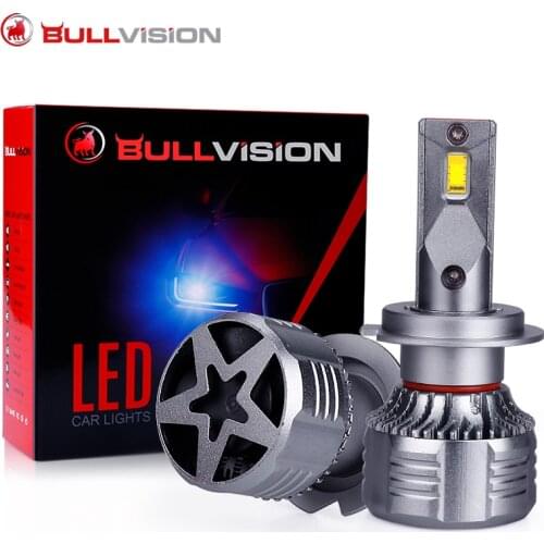 Mini H4 H7 LED Bulb Car Headlight lampada HB4 9006 HB3 9005 25000LM 6000K White Auto Fog Lights Headlamp H11 H8 LED voiture XQ