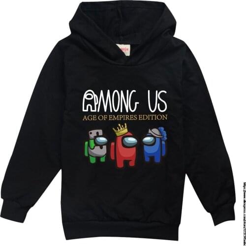 New Spring Baby Boys Girls Game Among Us Clothes 100% Cotton Hooded Sweatshirt Children Casual Sportswear Leisure sport Clothing