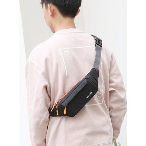 Waist Pack Women Running Waterproof Waist Bag Mobile Phone Holder Men Gym Fitness Travel Pouch Belt Pink Chest Bags