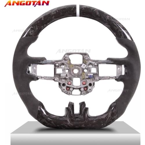 Stering Wheel Fit for Mustang 18-20 set Model Led Forging Steering Carbon Fiber Steering Wheel