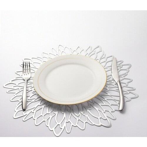 Largest supplier Placemats Table Mat Washable Dining Wedding Party Packs Flower Design Coaster