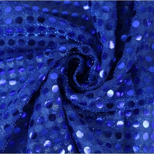 Stage fabric sequin poly shiny fabric wedding costume fabric DIY stage cosplay Dress 1M/lot