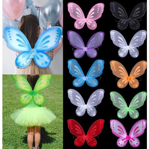 Fairy Wings Dress Up Wings Butterfly Fairy Halloween Costume Angel Wings for Kids Creative Exquisite Cute Novel Beautiful