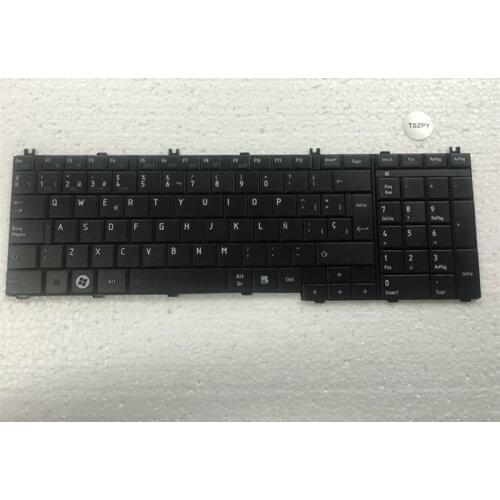 Brand New Spanish keyboard For Toshiba Satellite C650 C655 C655D C660 L650 L655 L670 L675 L750 SP version BLACK