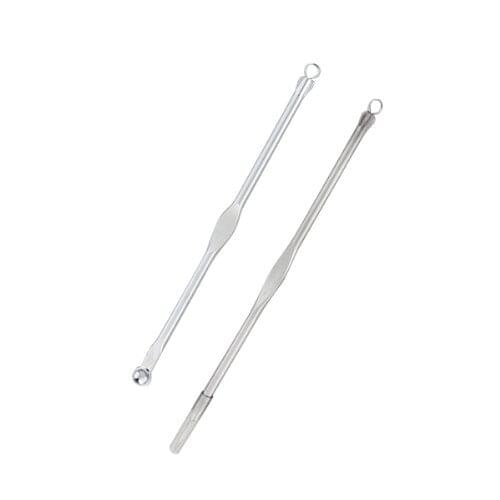 TFBC Stainless Steel Blackhead Acne Blemish Pimple Extractor Remover Needle + Clip