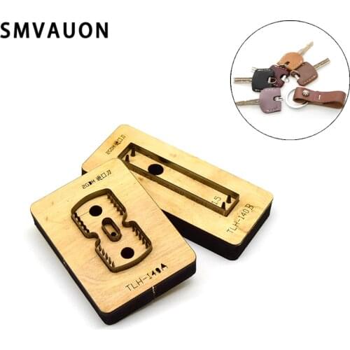 Key case wood die cutting 2020 DIY fashion jewelry card bag steel mold leather bag suitable for die cutting machine